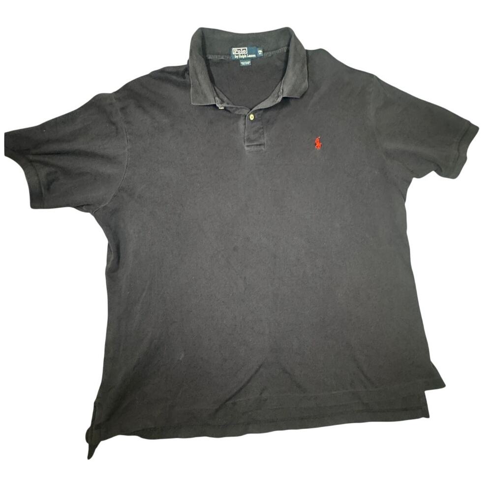 Polo by‎ Raplh Lauren nay blue short sleeved shirt Men 2XL, cotton